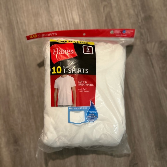 Hanes Classic White T-Shirt Pack - Picture 1 of 2